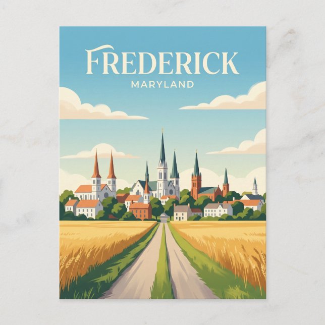 Postal Frederick Maryland (Anverso)