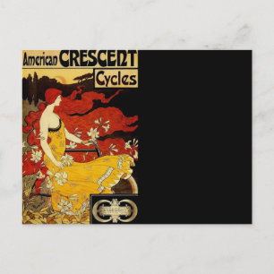 Postal Frederick Winthrop Ramsdell Bicicleta Arte
