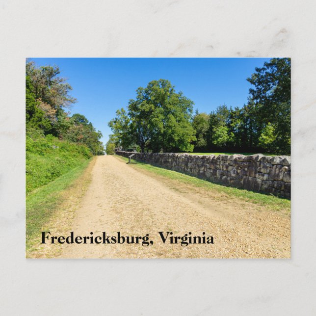 Postal Fredericksburg, Virginia (Anverso)