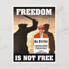 Postal Freedom is Not Free -- Pro-Union Poster
