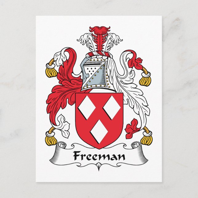 Postal Freeman Family Crest (Anverso)