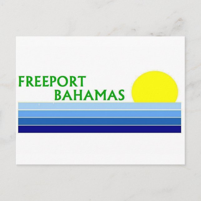 Postal Freeport, Bahamas (Anverso)