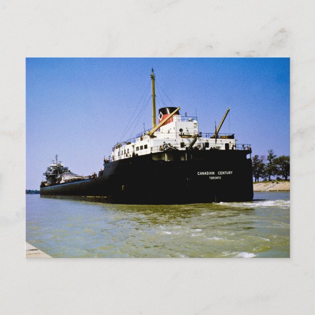 Postal Freighter Canadian Century abandona el Soo (Anverso)