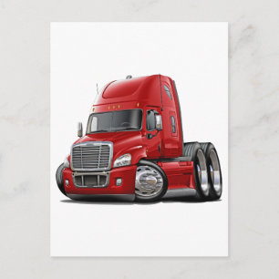 Postal Freightliner Cascadia Red Truck