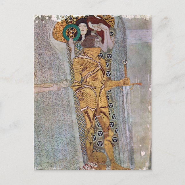 Postal Freize de Beethoven de Gustav Klimt (Anverso)