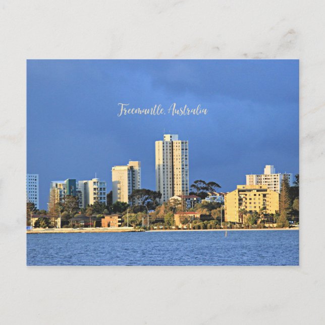 Postal Fremantle, perfil en Australia (Anverso)