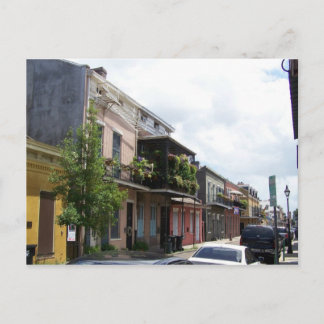 Postal French Quarter Street View New Orleans Louisiana