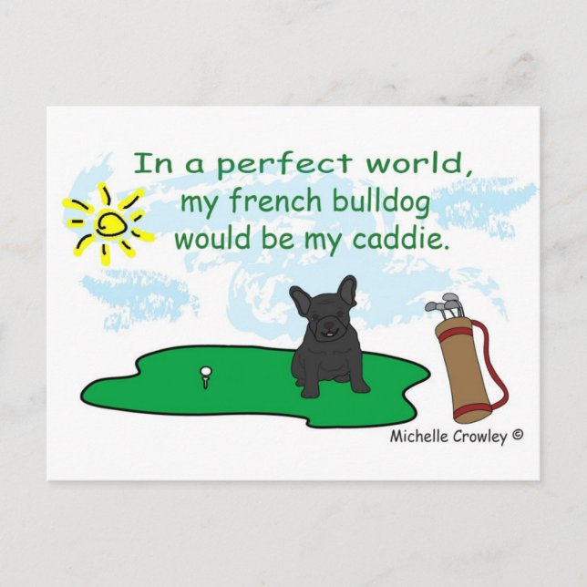 Postal FrenchBulldogBlk (Anverso)