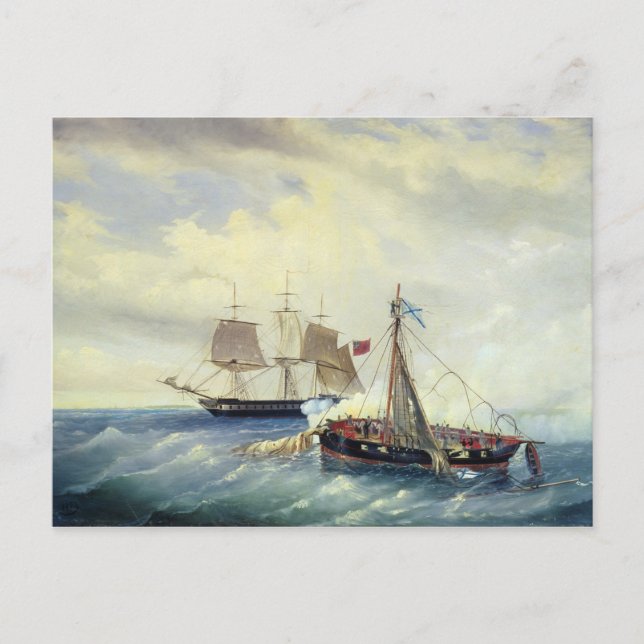 Postal Frente a la costa de la isla de Nargen (Anverso)