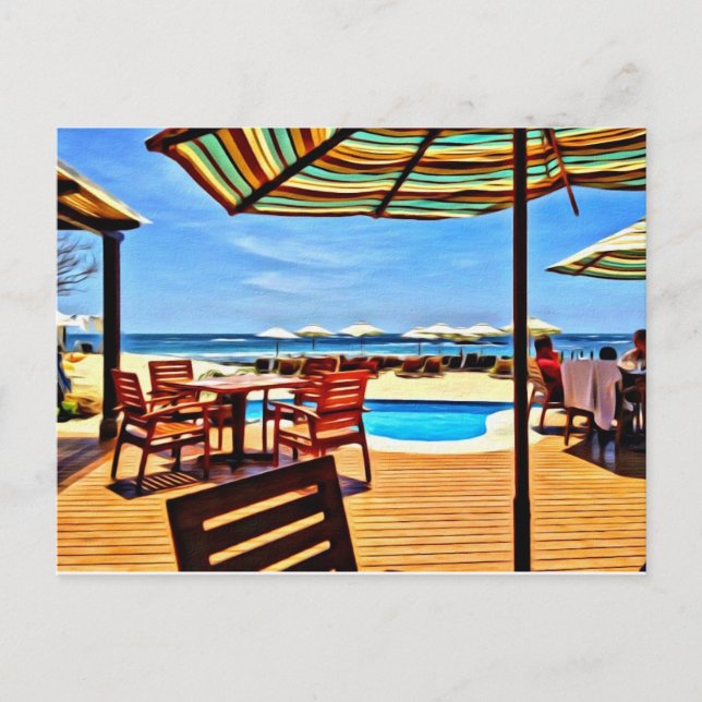 Postal Frente de playa (Anverso)