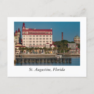 Postal Frente del río en St. Augustine Florida