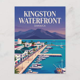 Postal Frente marítimo de Kingston Jamaica
