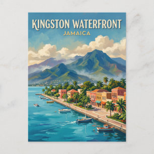Postal Frente marítimo de Kingston Jamaica