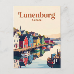 Postal Frente marítimo de Lunenburg Canadá