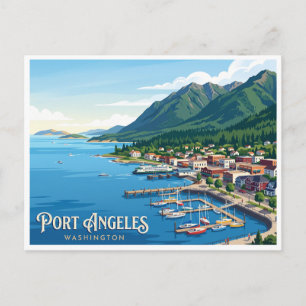 Postal Frente marítimo de Port Angeles Washington