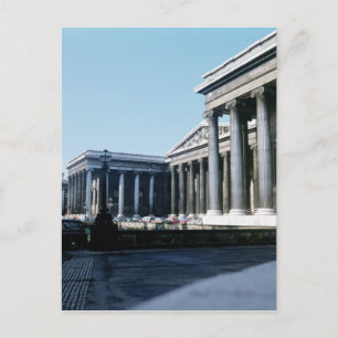 Postal Frente sur del Museo Británico