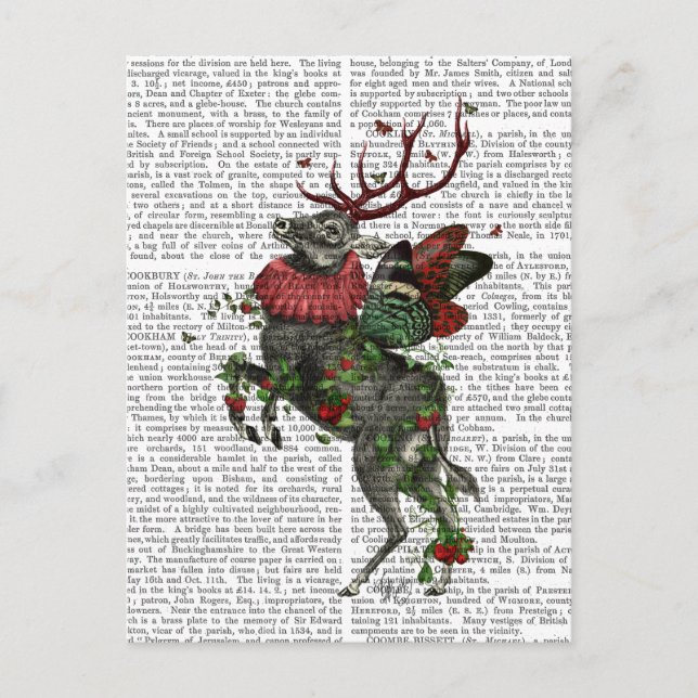 Postal Fresa Deer (Anverso)