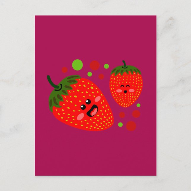 Postal Fresas (Anverso)