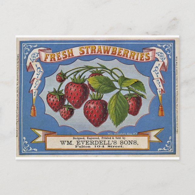 Postal Fresas (Anverso)