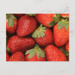 Postal fresas maduras
