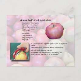 Postal fresca de la tarta de manzanas de GramaBarb