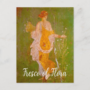 Postal Fresco de Flora en Villa de Ariadna, Pompeya