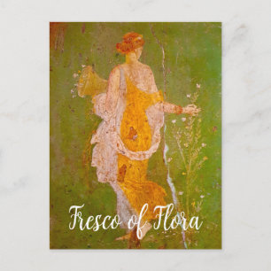 Postal Fresco de Flora en Villa de Ariadne, Pompeya