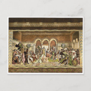 Postal Fresco del concurso de cantantes en Sangersaal,