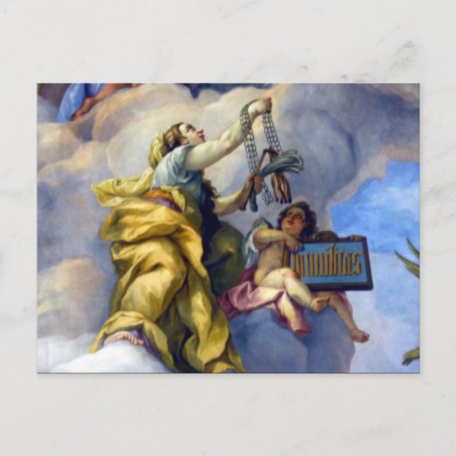 Postal fresco rezar (Anverso)