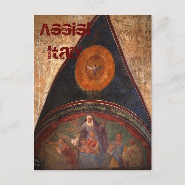 Postal Frescos de Asís (Anverso)