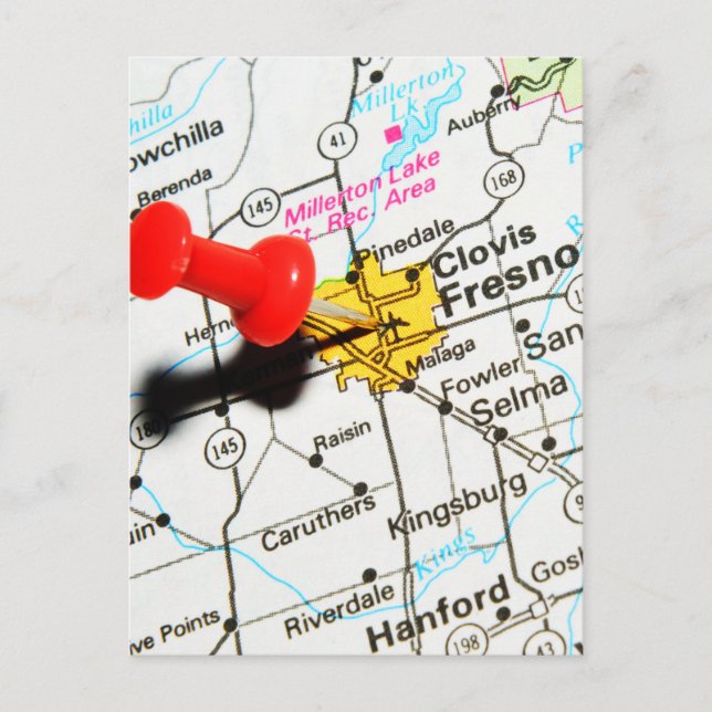 Postal Fresno, California (Anverso)