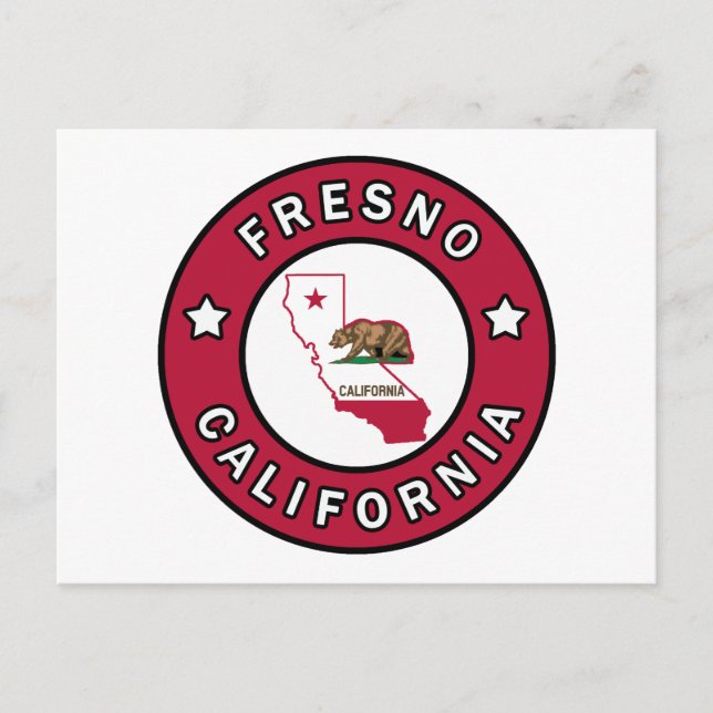 Postal Fresno California (Anverso)
