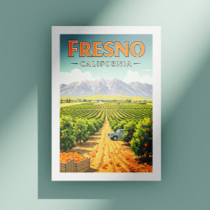 Postal Fresno California Vintage