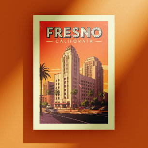Postal Fresno California vintage
