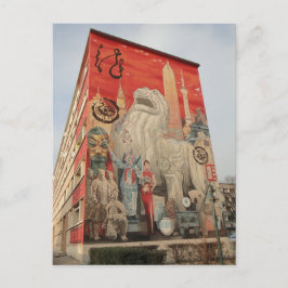 Postal Fresque Shanghaï - Punto Mur - Lyon