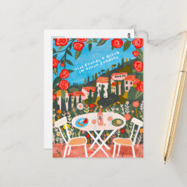 Postal Freude Glück Neuen Haus schöne Landschaft