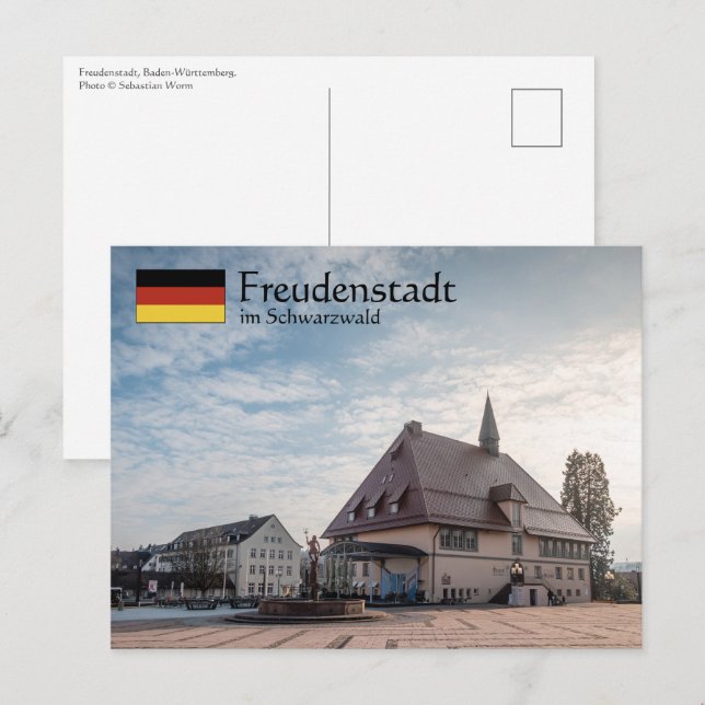 Postal Freudenstadt Alemania (Anverso / Reverso)
