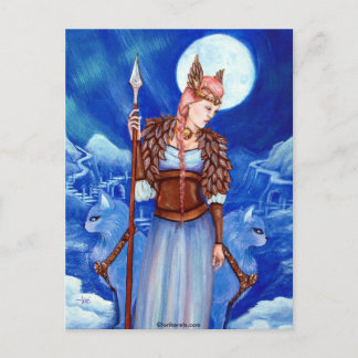 Postal Freya Norse Goddess