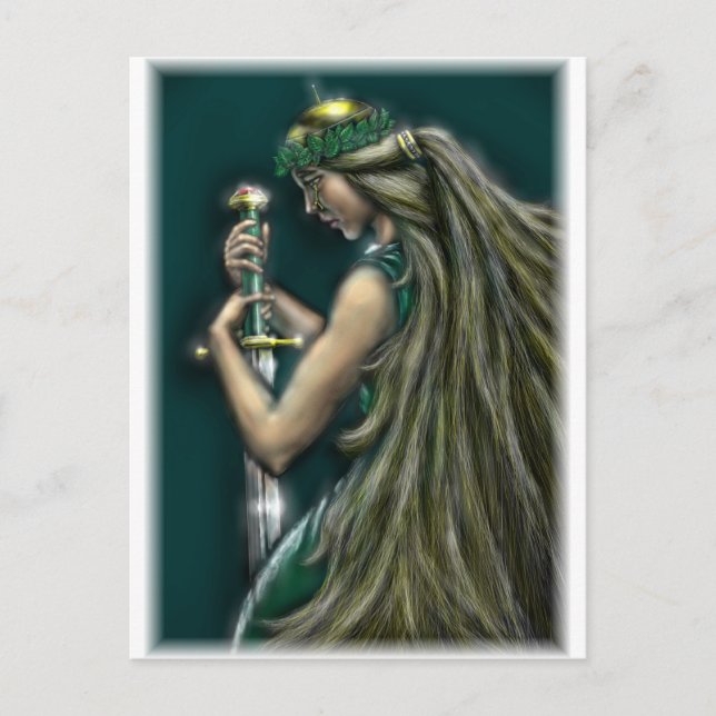 Postal Freya por David Barlow (Anverso)