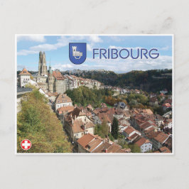 Postal Friburgo - Suiza Postcard