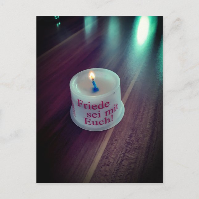 Postal Friede sei mit Euch christliche (Anverso)