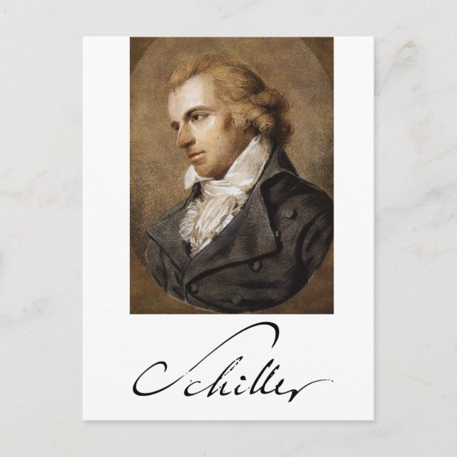 Postal Friedrich Schiller (Anverso)