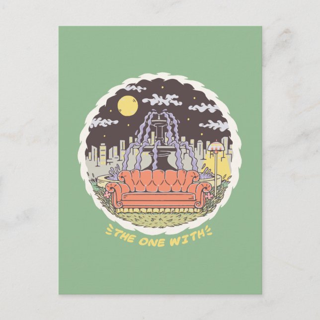 Postal FRIENDS™ | Cartoon Fountain (Anverso)
