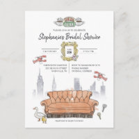 FRIENDS™ | Central Perk Acuarela Despedida de Solt