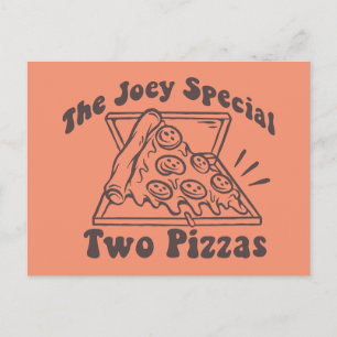Postal FRIENDS™   Cita de Pizza de Joey
