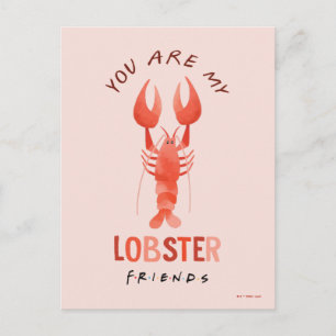Postal FRIENDS™ Eres Mi Langosta Gráfico Acuarela
