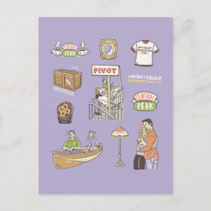 Postal FRIENDS™   Iconos de Dibujos Animados