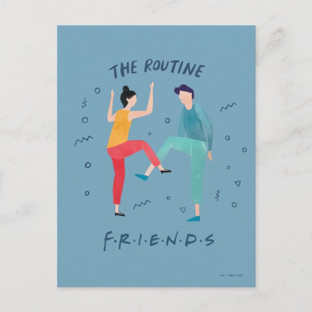 Postal FRIENDS™ | La rutina (Anverso)