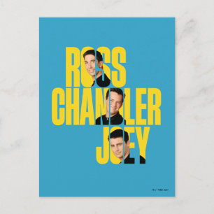 Postal FRIENDS™   Ross, Chandler y Joey