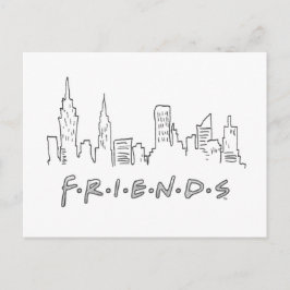 Postal FRIENDS™ | Silueta de la Ciudad de Nueva York